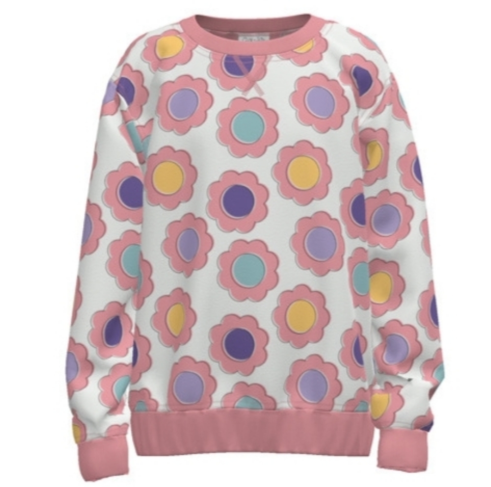 Pastel Flower Sweatshirt